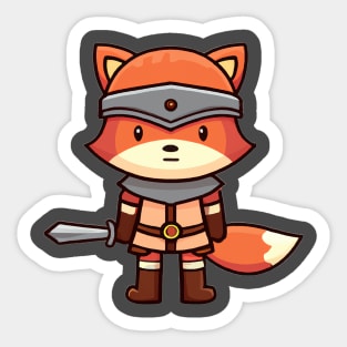 Fox Knight Sticker